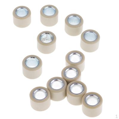 12pcs 13mm Variator Roller Weight 6.5g 8.5 GY6 500cc Engine