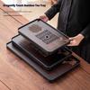 Gianxi Tea Tray 2025 New Home Use Compact Storage Drain Tea Table Tea Utensil Tea Tray Bamboo Tea Brewing Table Tea Tray