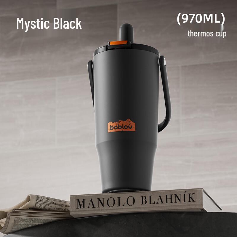 BabloV 316 Stainless Steel Handle Dual-Drink Insulated Mug