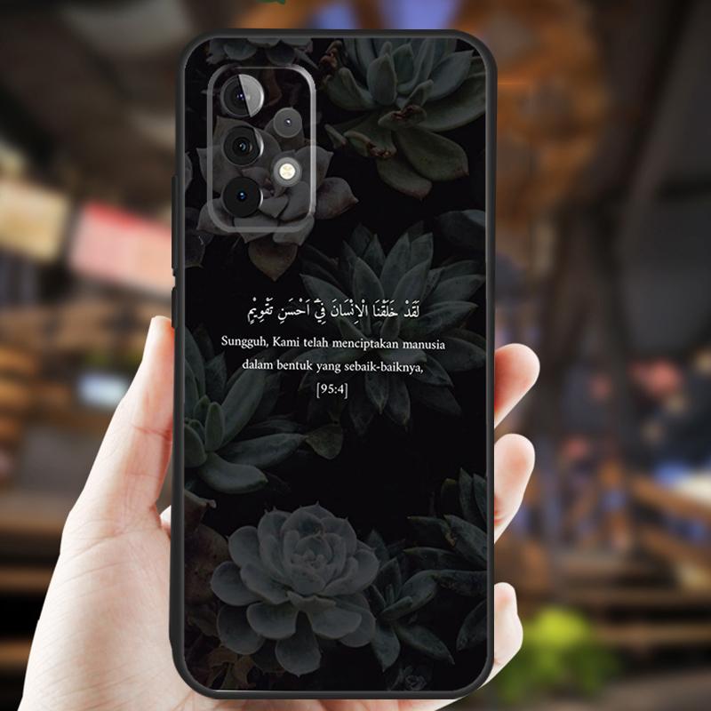 Quran Muslim Surah Ikhlas Islamic Case For Samsung Galaxy A34 A06 A05 A32 A16 A55 A36 A26 A54 A14 A22 A52 A35 A15 A53 A13 A56