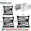 Black Geometric Line Pillowcase Printed Polyester 40/45/50cm Throw Pillowcover Decorative Sofa Cushion Pillowslip Home Decor