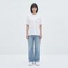 [Matinkim] Small Logo 3-Pack T-Shirt Set in White