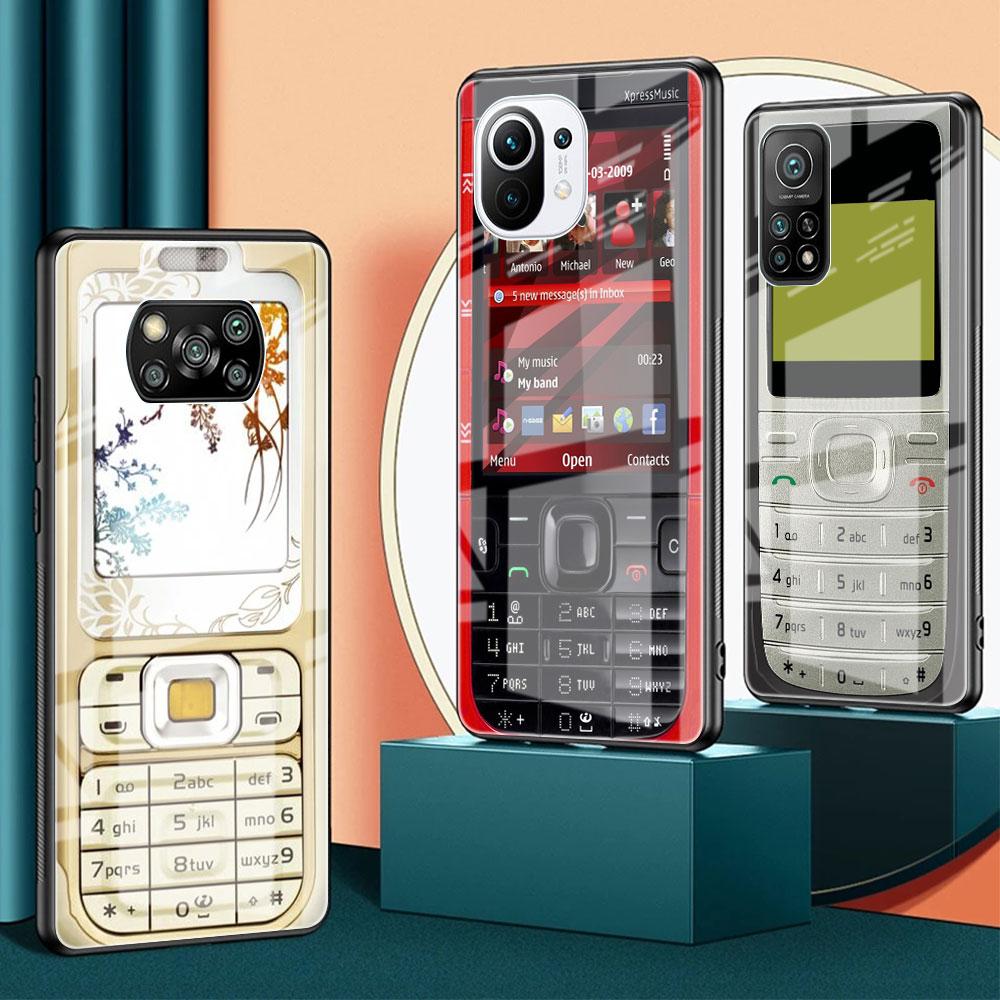 Magnetic Radio Tape Cassette Glass Case For Xiaomi Poco X3 NFC 11 Lite 11T F3 M3 Redmi Note 11 10 9 8 Pro 10S 9S Phone Cover