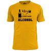 Mens May Contain Alcohol Funny T Shirt Stag Party Drinking