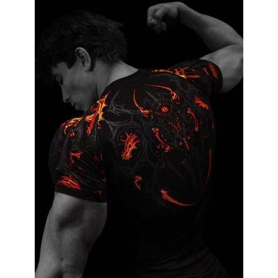 Breathedivinity Venom Magic Crystal Unisex Quick-Dry Compression Sports Shirt