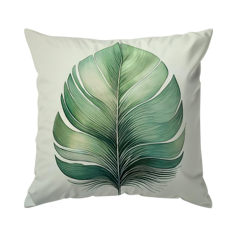 Tropical Plants Summer Decorative Throw Pillows Cushion Cover Palm Leaf Green Home Decor Outdoor Patio Pillowcase Supplies