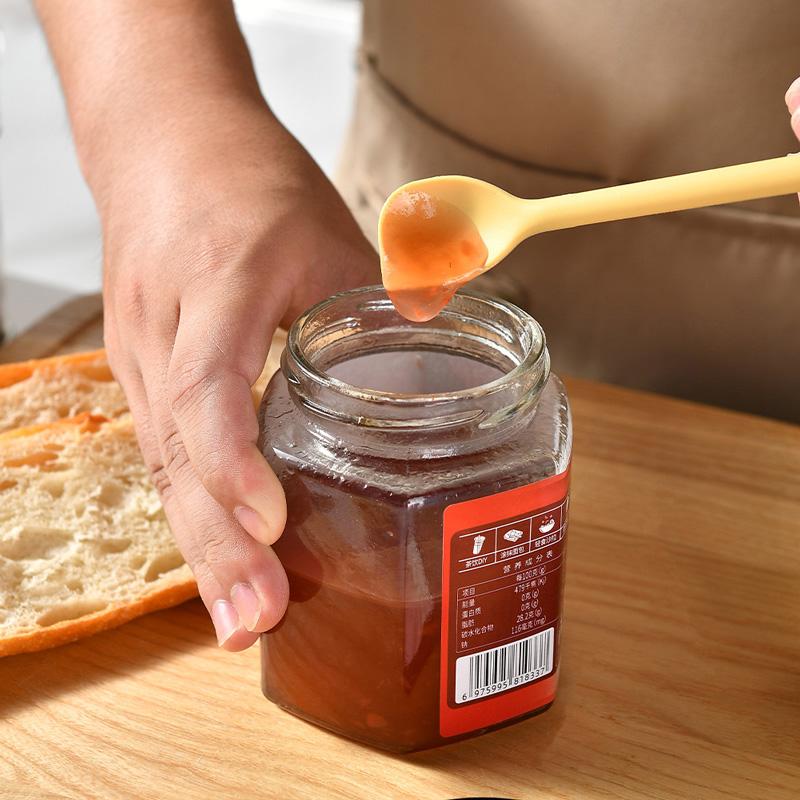 Multifunctional Silicone Scraper Mini Double-headed 2-in-1 Fruit Jam Cosmetic Bottle Spatula Spoon Kitchen Cooking Baking Tools