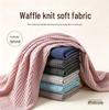 100% Cotton Waffle Washcloth & Hand Towel - Thin, Portable, Individually Packed, 34x74cm