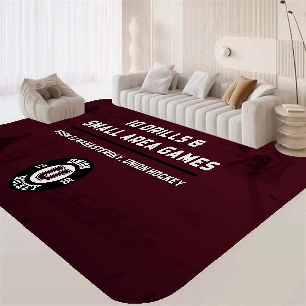 Sports Ice Hockey Floor Mat Cheaper Anti-slip Modern Living Room Balcony Printed Bedside Mats