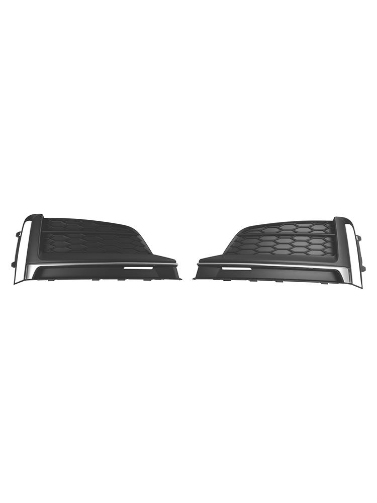2PCS Front Bumper Fog Light Grille Cover Trim 8W6807682FRU6 8W6807681FRU6 Fit A5 S-Line S5 2018-2019