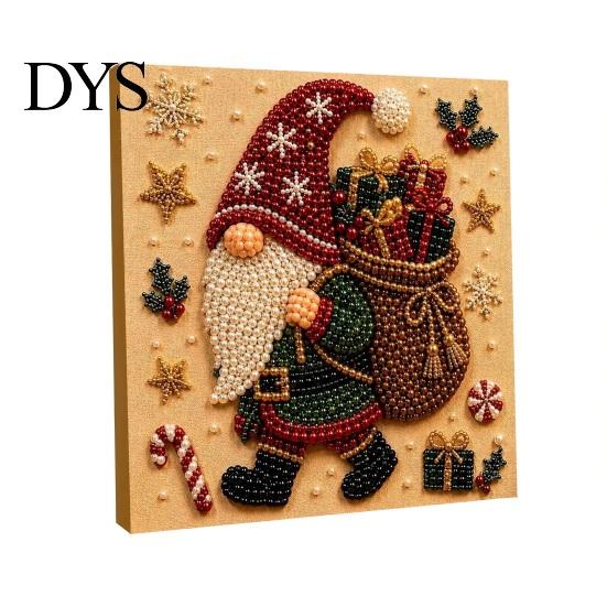 Artistic Leisure Activity DIY Christmas Pearl Painting Kit, Handmade Decorative Art Craft for Unique Holiday Desk Decoration Home Decor, Funny