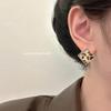 Leopard Print Square Stud Earrings: Chic, Luxurious, Versatile for Women - Perfect for Autumn/Winter