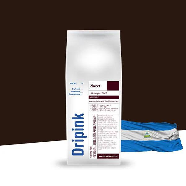 

Drippink Freshly Roasted Nicaragua SHG Whole Bean Coffee 500g Coffee Beans: Colombia
