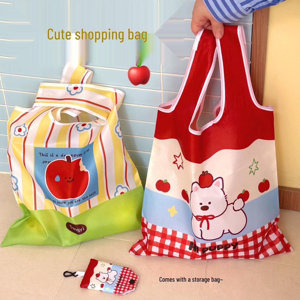 Tengyi Cute Large Capacity Foldable Eco-friendly Shopping Bag
