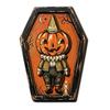 Fall Home Decor for Tables Vintage Halloween Wooden Decor, Cat Mummy Skeleton Figurines, Festive Tabletop Farmhouse Centerpiece Shelf Mantel