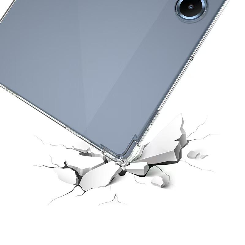 Voor Oppo Pad SE/OnePlus Pad Lite Hoesje Vierhoek Schokbestendig Transparant Tablet TPU Cover