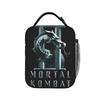 Mortal Kombat II Dragon Emblem Tribute Arcade Insulated Lunch Bags Thermal Bag Meal Container  Tote Lunch Box Food Storage Bags
