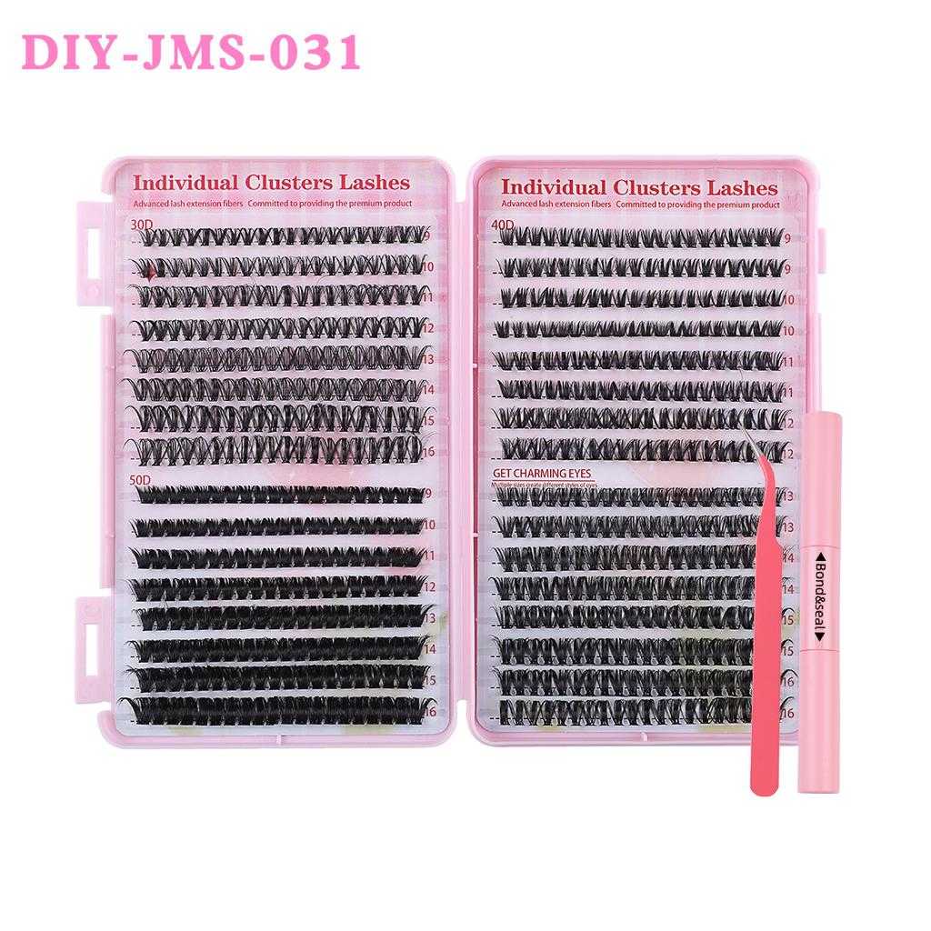 Diy Single Tuft Large Capacity Eyelash Book False Eyelashes 640 Tufts 30D40D50D Multiple Hair Eyelashes