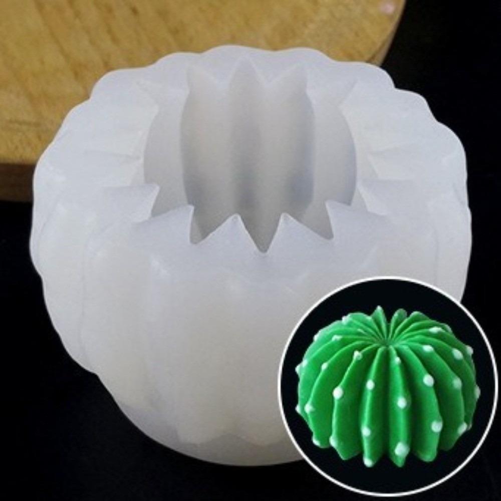 Easy to Clean Silicone Candle Mould 3D Plants Mould Assorted Succulent Epoxy Resin Mold Cactus Plant Flower Soap Making Mould