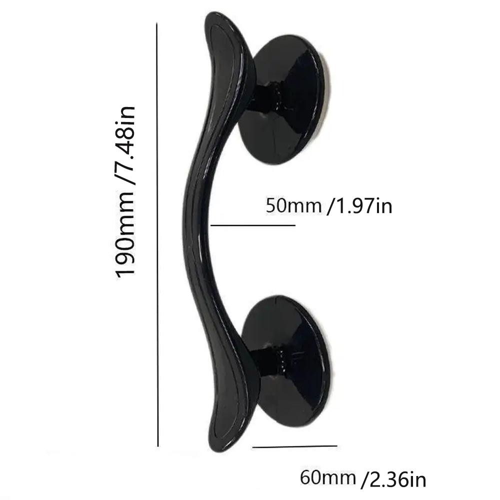 Non Punching Door Punch-free Pulls Non-slip Cabinet Handle Fashion Suction Cup Door Handle  Window