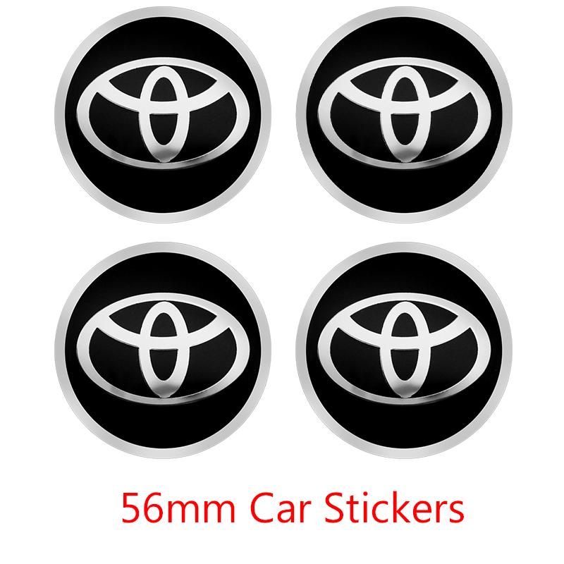 20Pcs 56mm Toyota Car Wheel Hub Center Cap Emblem Badge Stickers For Corolla Avalon Supra Yaris Prado Prius Rav4 Camry Accessory