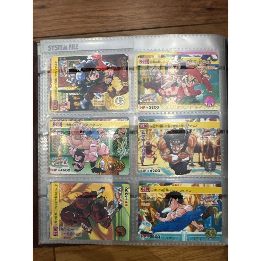 Used Street Fighter 2 Carddass Card Collection Trading Card