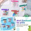 Pill Pouch Bags Zippered Pill Pouch Set Reusable Translucent Medicine Organizer Self Sealing Medicine Bag Travel Plastic Pill Bags