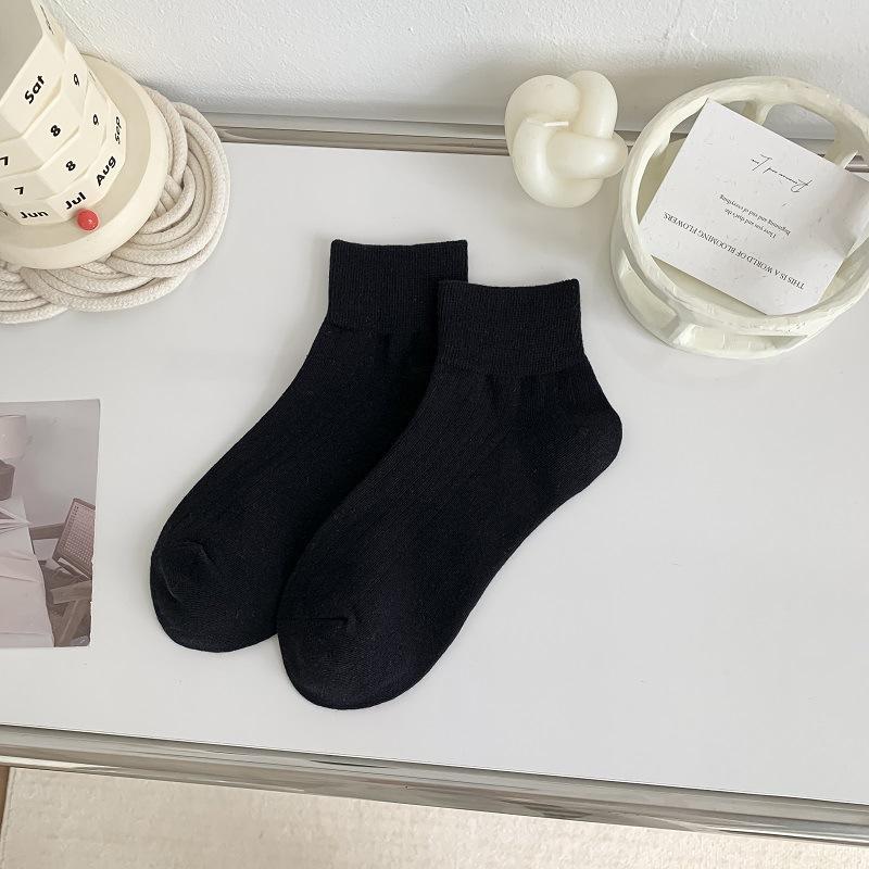 Sock Short Tights White Dot Women's Tights Solid Color Spring/Summer Simple and Versatile