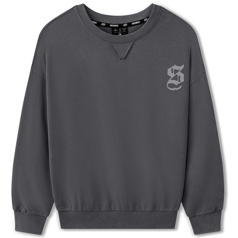 Skechers Unisex Relaxed Fit Knit Pullover Sweatshirt L325U048