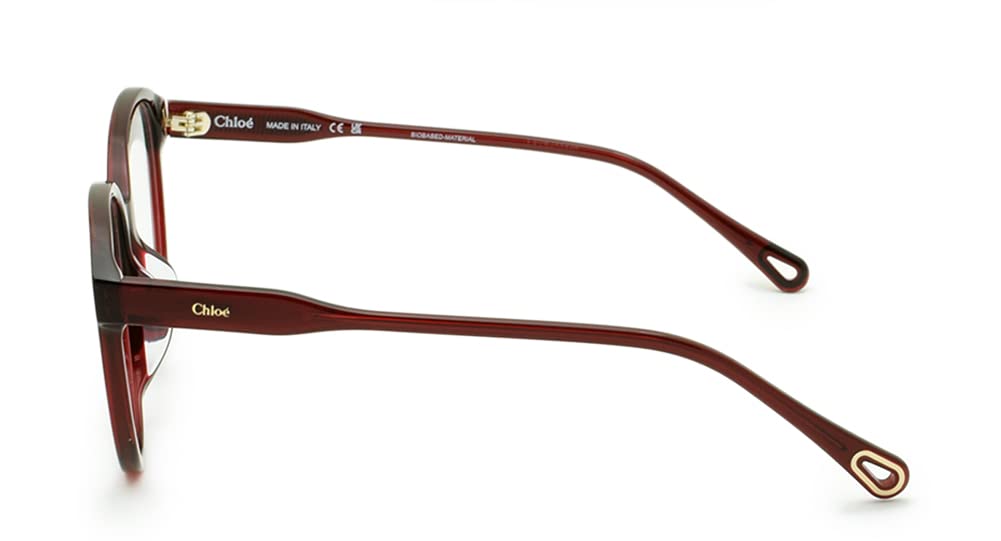 Chloe Eyeglasses Frames Burgundy Women's CH0127OA-003