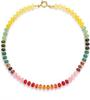 Turquoise Bohemian Beaded Clavicle Necklace - Summer Casual Vacation Style for Women
