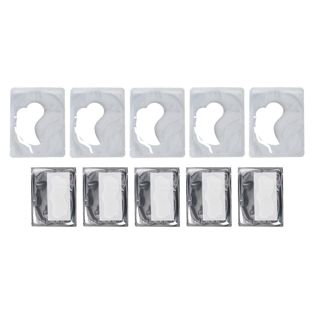 Wrinkles Removal Patches Hydrogel 5pcs Round Corner Eye Patches 5pcs Nose Wrinkle Stickers