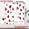 2pcs   2D FLAT PRINTING Curtains (Without Rod) Ladybug Parade(1) Popular Minimalist Curtains Machine Washable Fabric Curtains