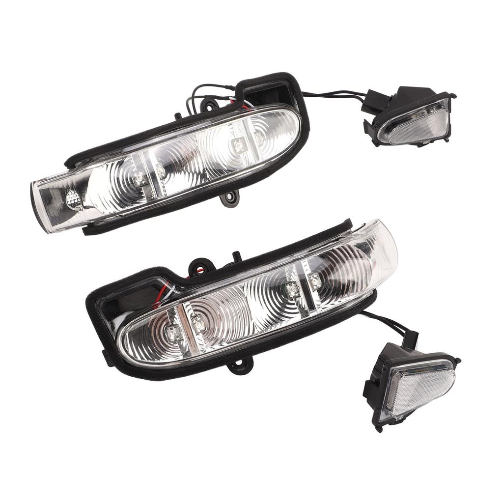 1 Pair LED Side Mirror Turn Signal Light 2038201321 Rearview Mirror LED Turn Light Replacement for Benz W463 W211 E320