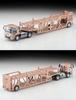 TOMYTEC Tomica Limited Vintage Neo Scale Isuzu 810EX Car Transporter ASZ022 Vehicle Transporter Finished Product 1/64 LV-N225c (Antico Trailer) Brown,