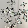 Butterfly Flower Branches Decor Handcrafted Silk Flower Arrangement