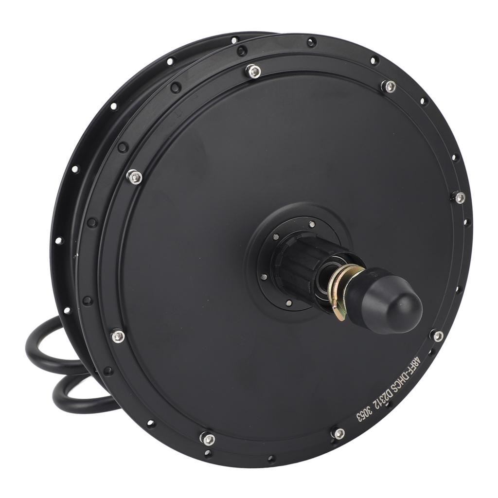 48V 2000W motor pro elektrické kolo, 190mm hliníková slitina, 3 jízdní režimy, bezkartáčový, bezpřevodový, zadní kolo