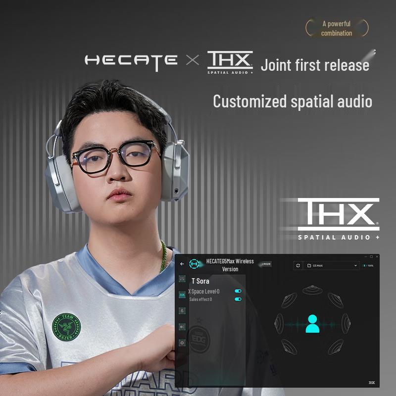 EDIFIER HECATE G5 MAX Wireless Gaming Headset (4-Mode, THX Audio)