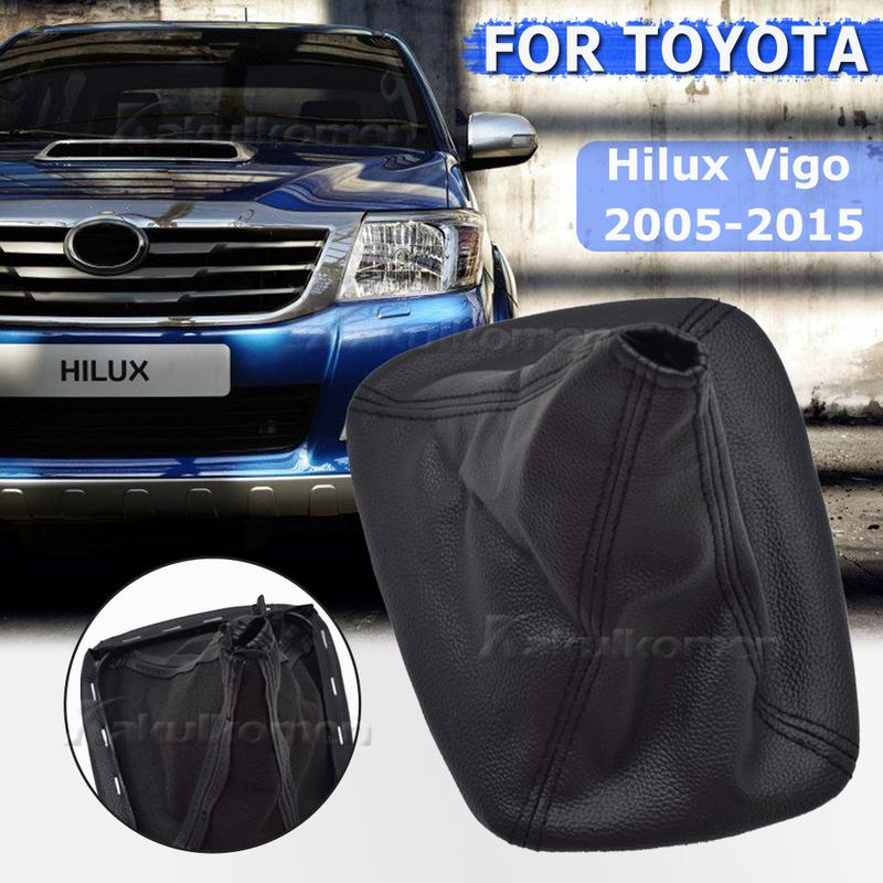 Auto Schaltmanschette Automobil Schalthebelmanschette Stiefel Knauf Abdeckung für TOYOTA Hilux Vigo 2005-2015 4WD Autozubehör