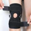 Adjustable Anti-Slip Sports Knee Brace with Patella Hinge and Aluminum Alloy Support for Meniscus and Joint Support