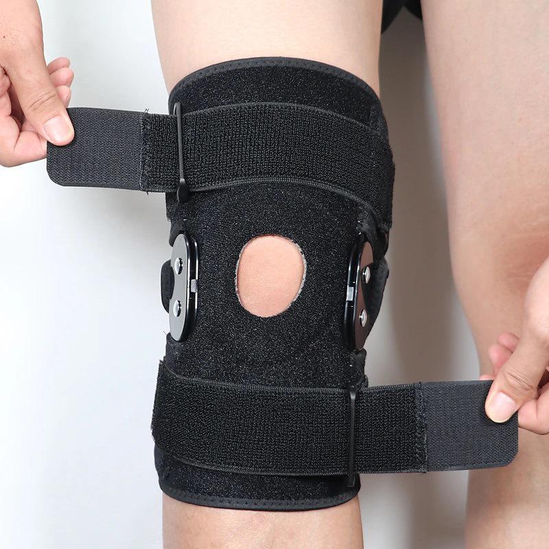 Knee Brace Joint Sleeve with Aluminum Alloy Support for Meniscus and Patella Protection