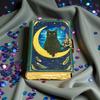 Cat Leather Journal: Vintage Handmade Grimoire, Blank Book of Shadows