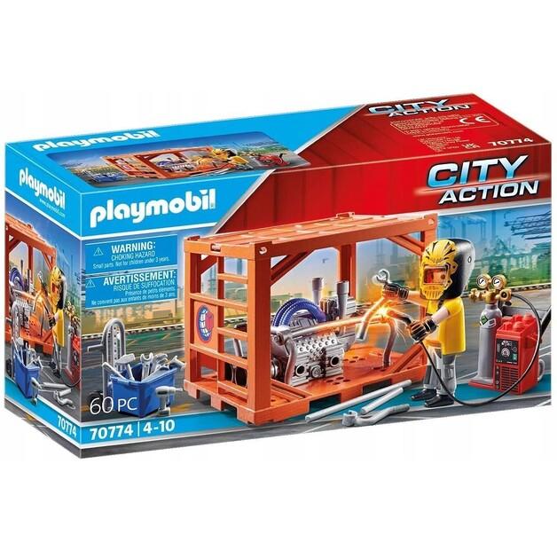 Конструктор Playmobil 70774 City Action контейнерный завод