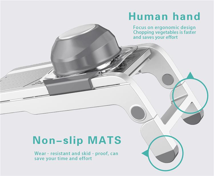 LMETJMA 18 in 1 Adjustable Mandoline Vegetable Slicer Stainless Steel Vegetable Slicer Julienne Slicer for Potato Onion JT214