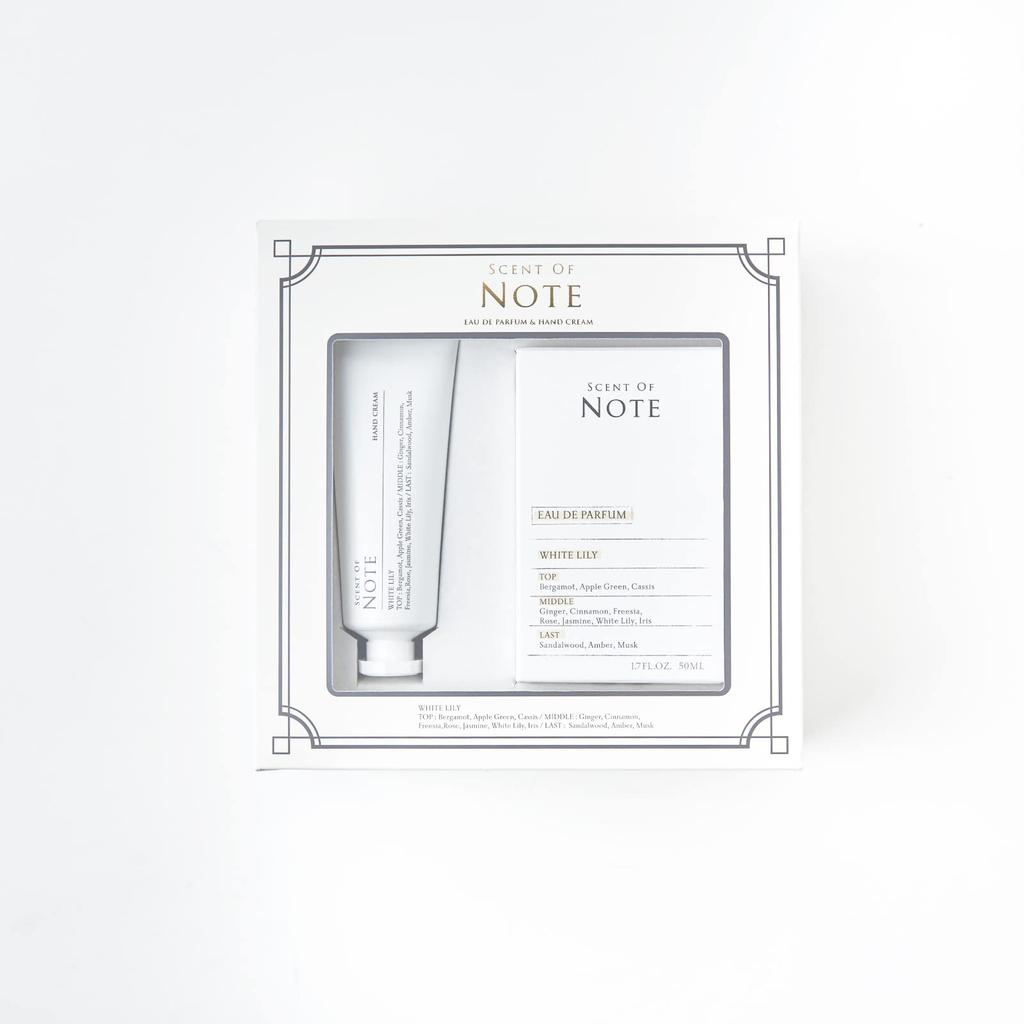 SCENT OF NOTE EAU DE PARFUM HAND CREAM 50ml Eau De Parfum Hand Cream 20g & &