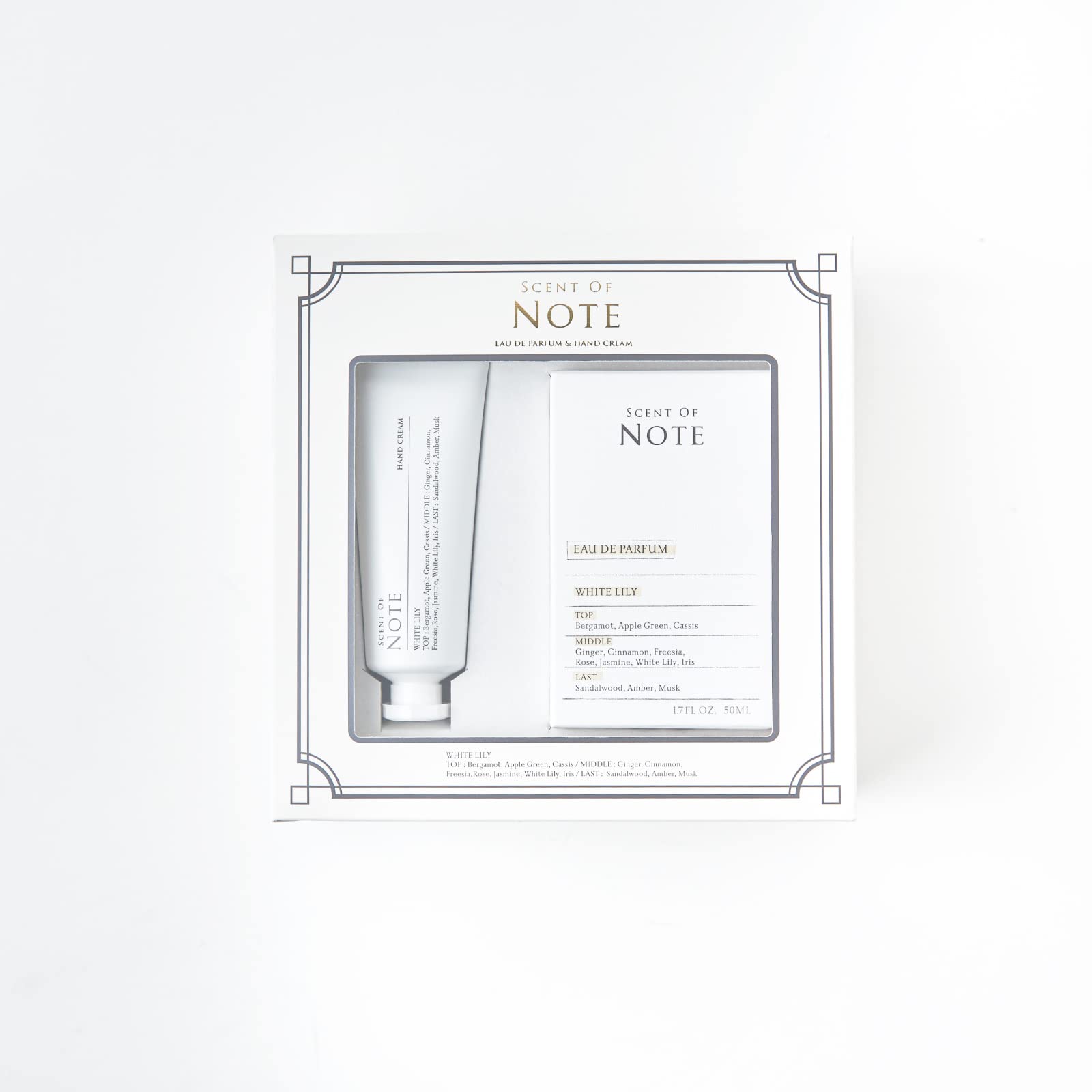 

SCENT OF NOTE EAU DE PARFUM HAND CREAM 50ml Eau de Parfum Hand Cream 20g & &