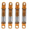Metal Shock Absorbers Spring Damper Replacement for XIAOMI Suzuki Jimny 1 16 RC CarGold