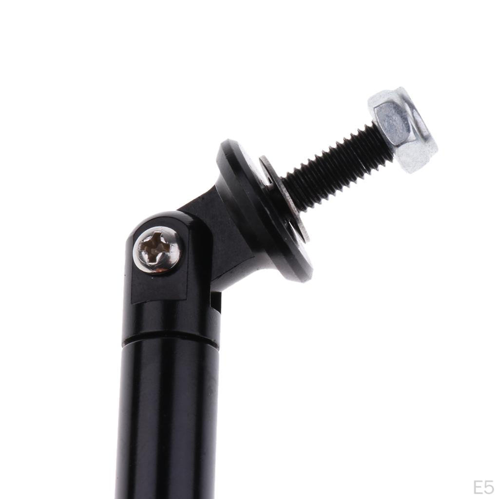 2Pcs Aluminum Alloy Car Front Lip Splitter Tie Rod 10cm 3.9inch