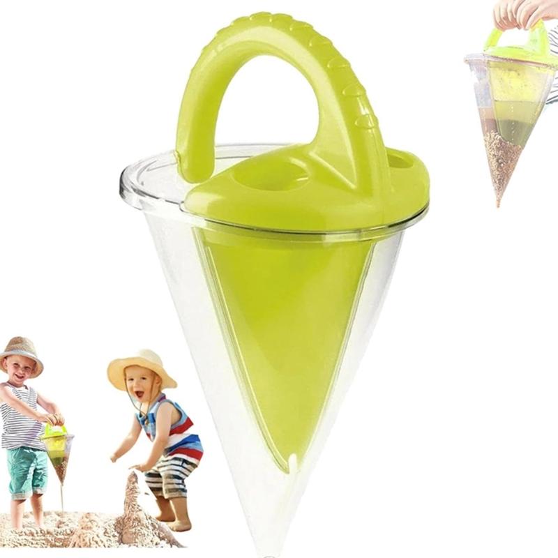Kids Beach Toy Sand Funnel Spilling Funnel Sand Gadgets Kids Birthday Gifts for Kids Sand Funnel for Gardening Backyard