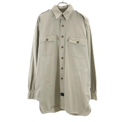 RRL 90s Červená 3 hvězdy Iniciálový štítek Stará košile s dlouhým rukávem Pracovní košile M RALPH LAUREN Pánská Použitá